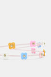 Flower Double Headband  Pink Lemonade  hi-res