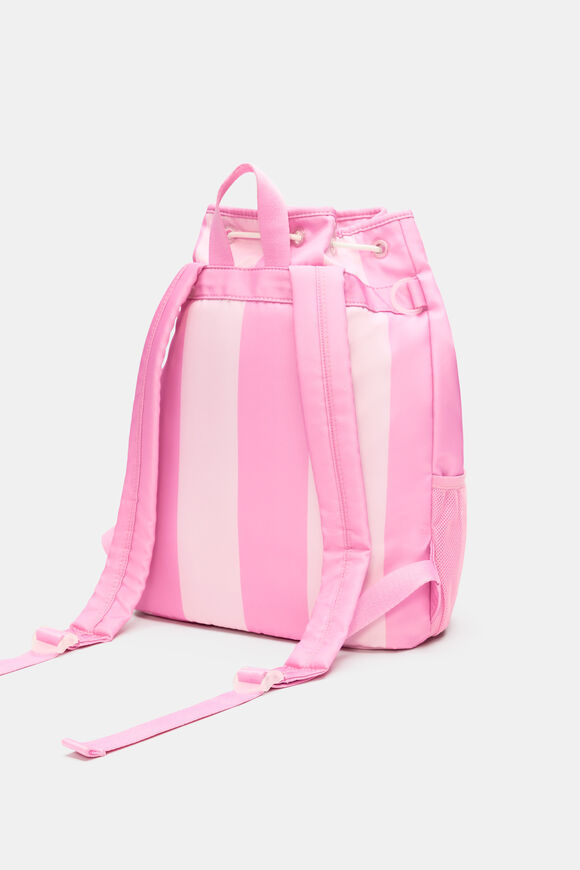 Swim Backpack  Candy Pink Stripe  hi-res