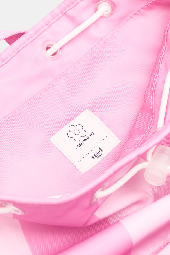 Swim Backpack  Candy Pink Stripe  hi-res