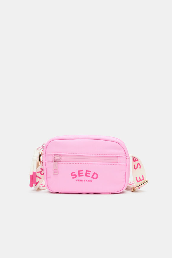 Logo Cross Body Bag  Candy Pink  hi-res