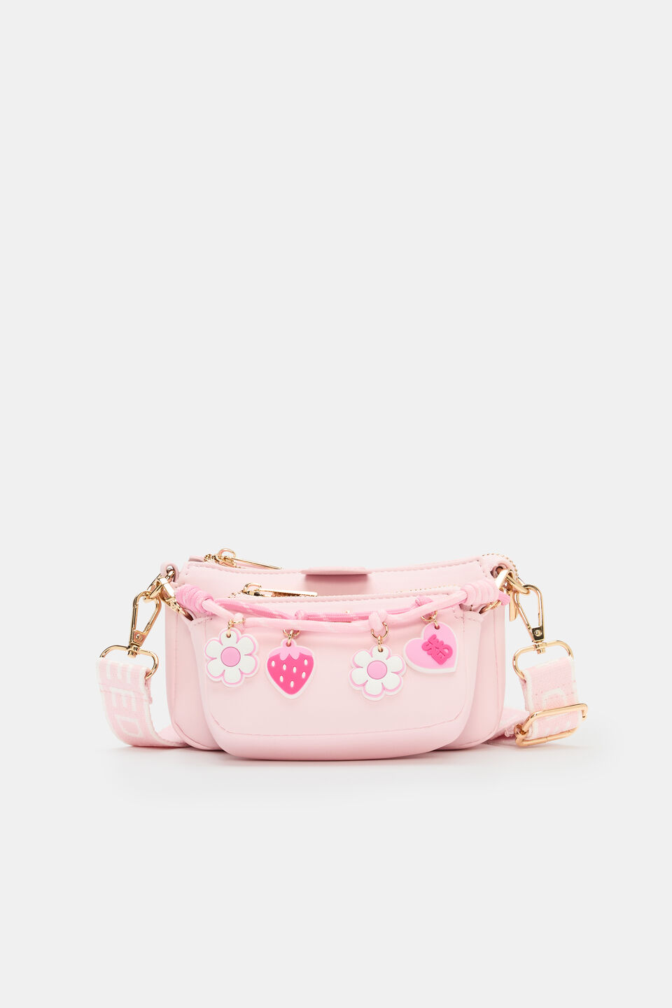 Silicone Charm Hybrid Bag  Pink Lemonade