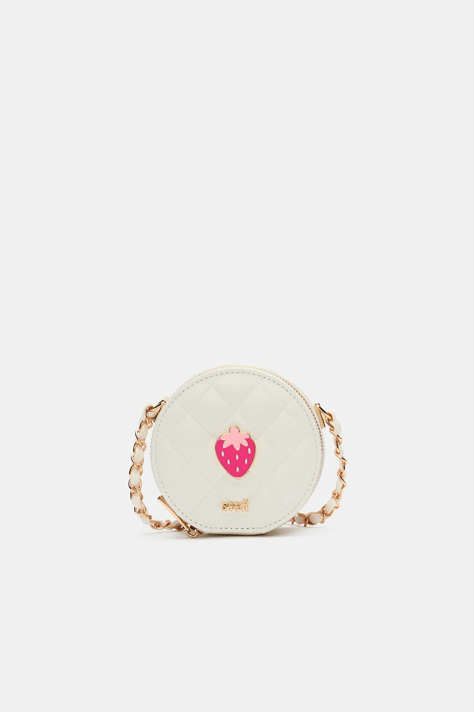 Mini Strawberry Bag  Classic Cream