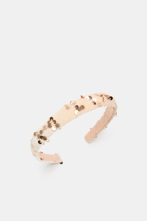 Sequin Headband  Neutral  hi-res