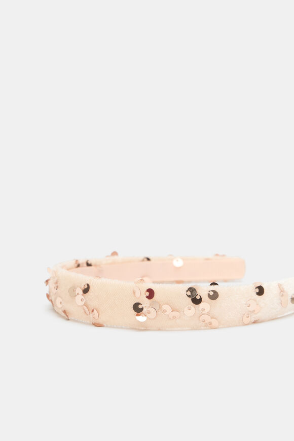 Sequin Headband  Neutral  hi-res