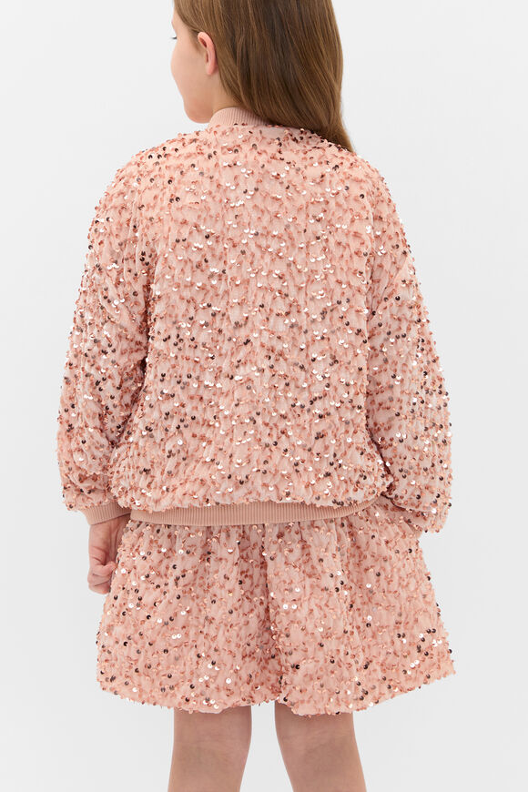 Sequin Bomber Jacket  Neutral  hi-res