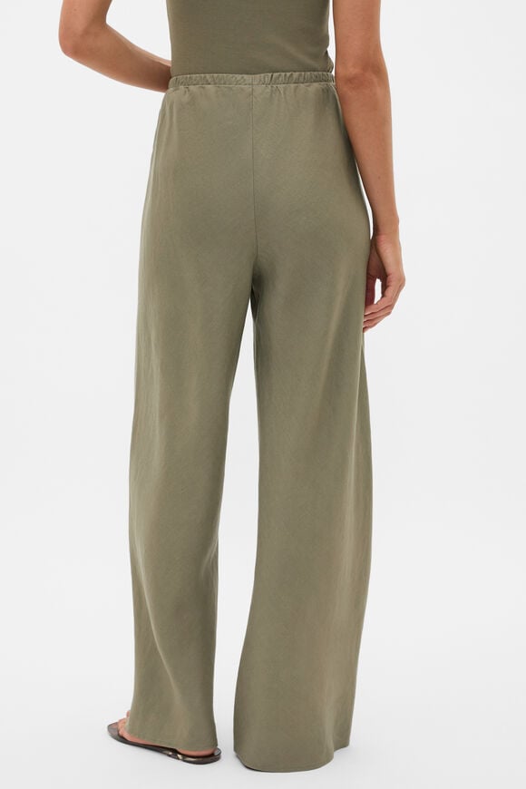 Core Linen Easy Wide Leg Pant  Caper  hi-res
