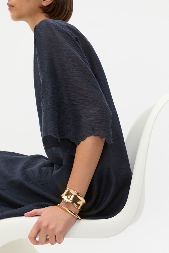 Sculptural Organic Cuff  Gold  hi-res
