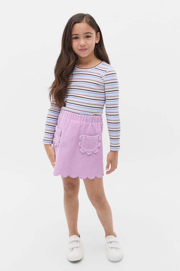 Stripe Rib Tee  Multi  hi-res