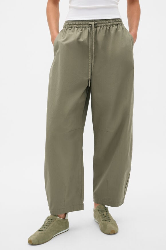 Cotton Elasticated Pant  Caper  hi-res