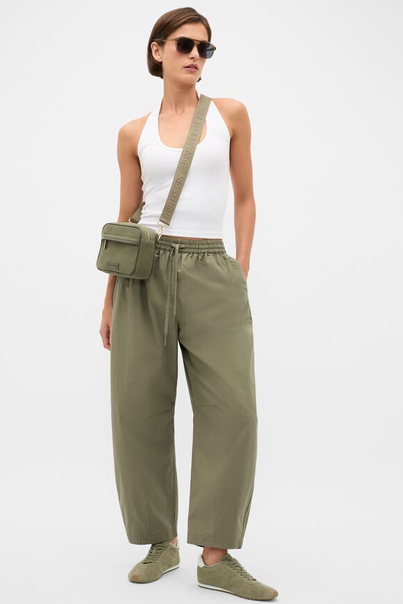 Cotton Elasticated Pant  Caper  hi-res