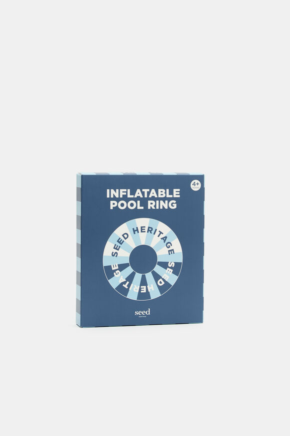 Inflatable Pool Ring  Blue Multi  hi-res