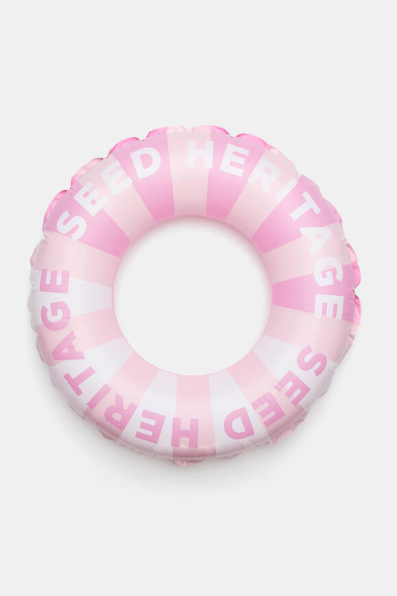 Inflatable Pool Ring  Pink Multi  hi-res