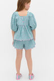 Gingham Top  Mint  hi-res