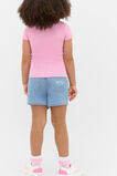 Core Logo Rib Tee  Candy Pink  hi-res