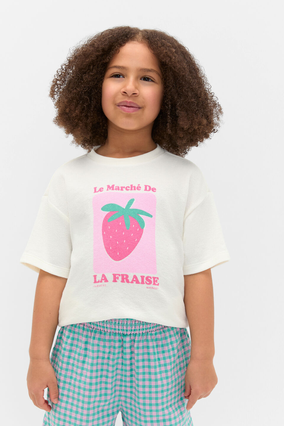 Strawberry Tee  Classic Cream