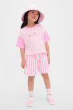 Colour Block Logo Tee  Pink Lemonade  hi-res