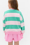 Bold Stripe Sweat  Pink Lemonade  hi-res