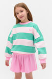 Bold Stripe Sweat  Pink Lemonade  hi-res