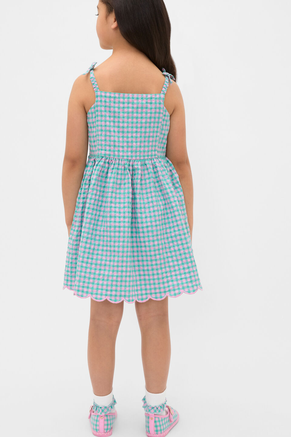 Gingham Dress  Mint