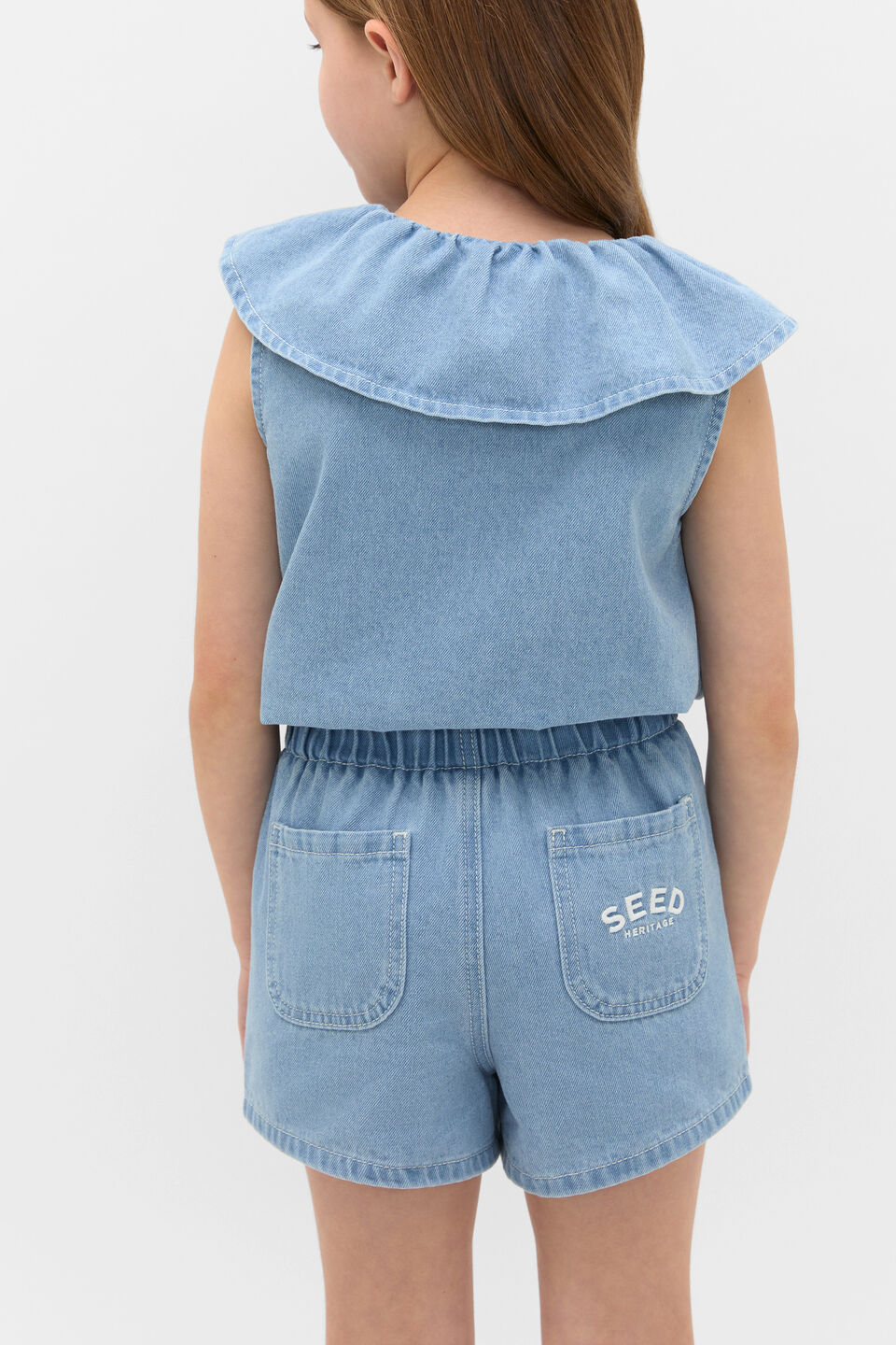 Denim Short  Light Wash