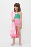 Colour Block Bather  Candy Pink  hi-res