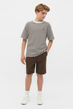 Knit Texture Tee  Chocolate  hi-res