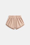 Sporty Rib Short  Walnut Stripe  hi-res