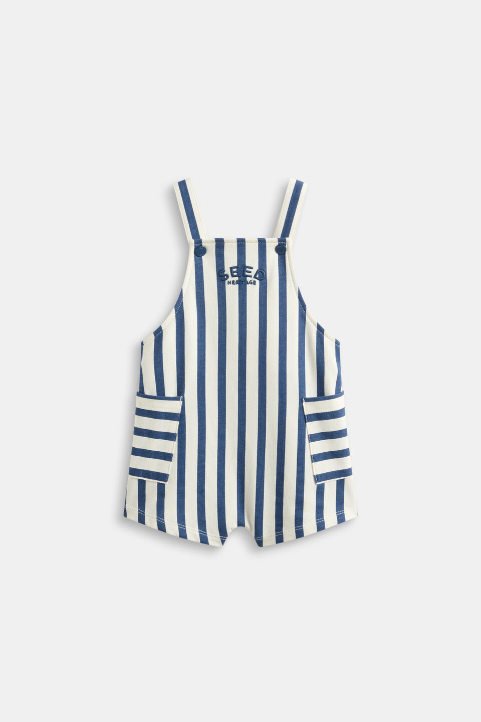 Core Stripe Overall  Washed Navy