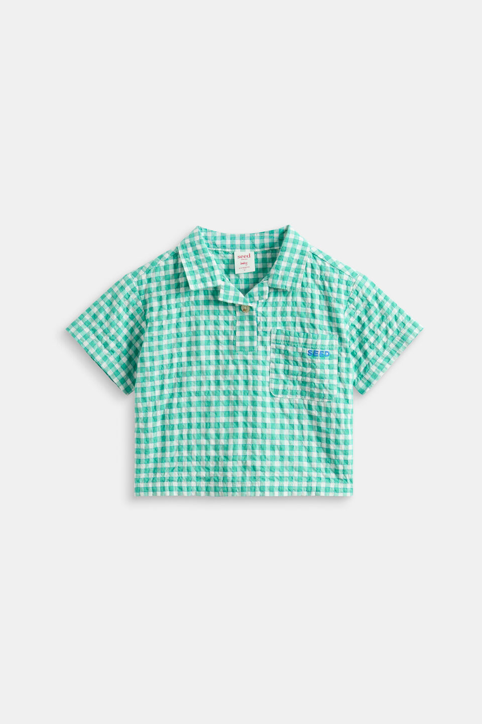 Check Shirt  Mint Check