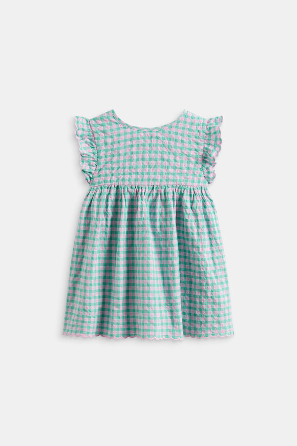 Gingham Dress  Mint  hi-res