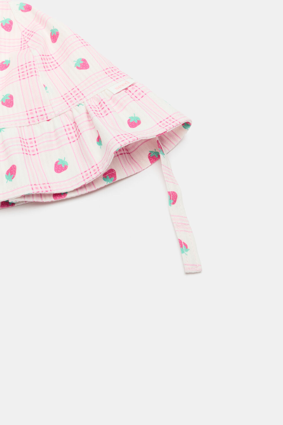 Mini Strawberry Sun Hat  Classic Cream