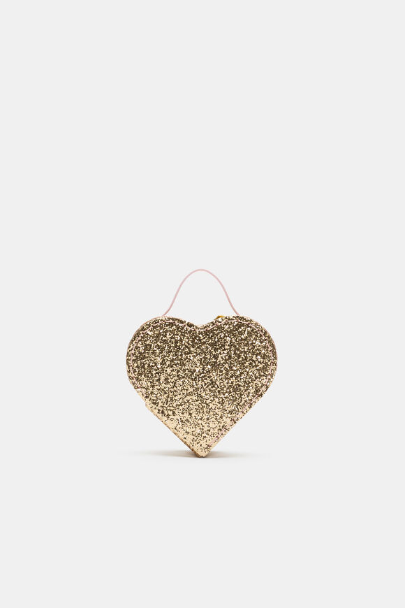 Heart Case  Gold Glitter  hi-res