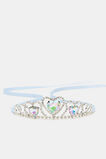 Crystal Heart Tiara  Ice Blue  hi-res