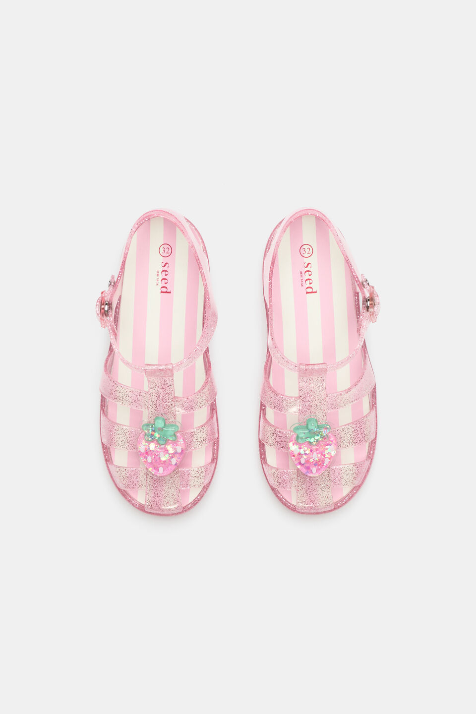 Cage Jelly Sandal  Candy Pink
