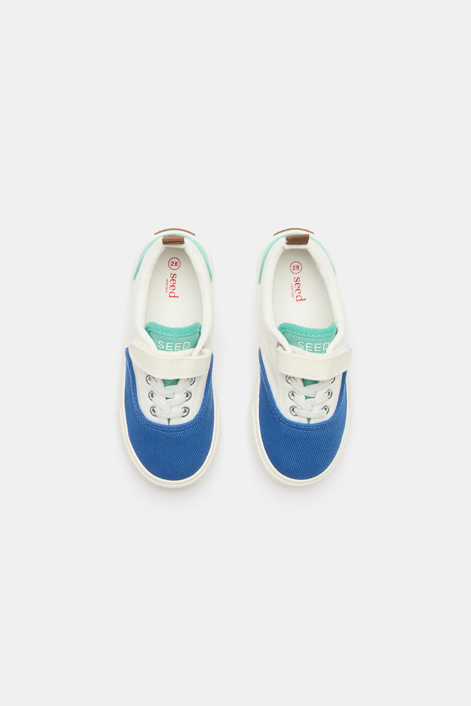 Colourblock Plimsole Sneaker  Bright Blue Multi