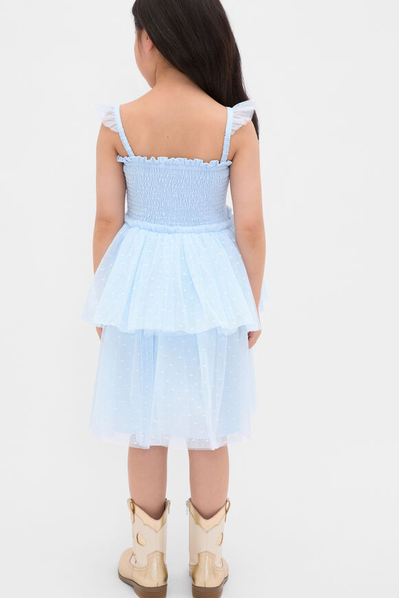 Heart Tulle Dress  Ice Blue  hi-res