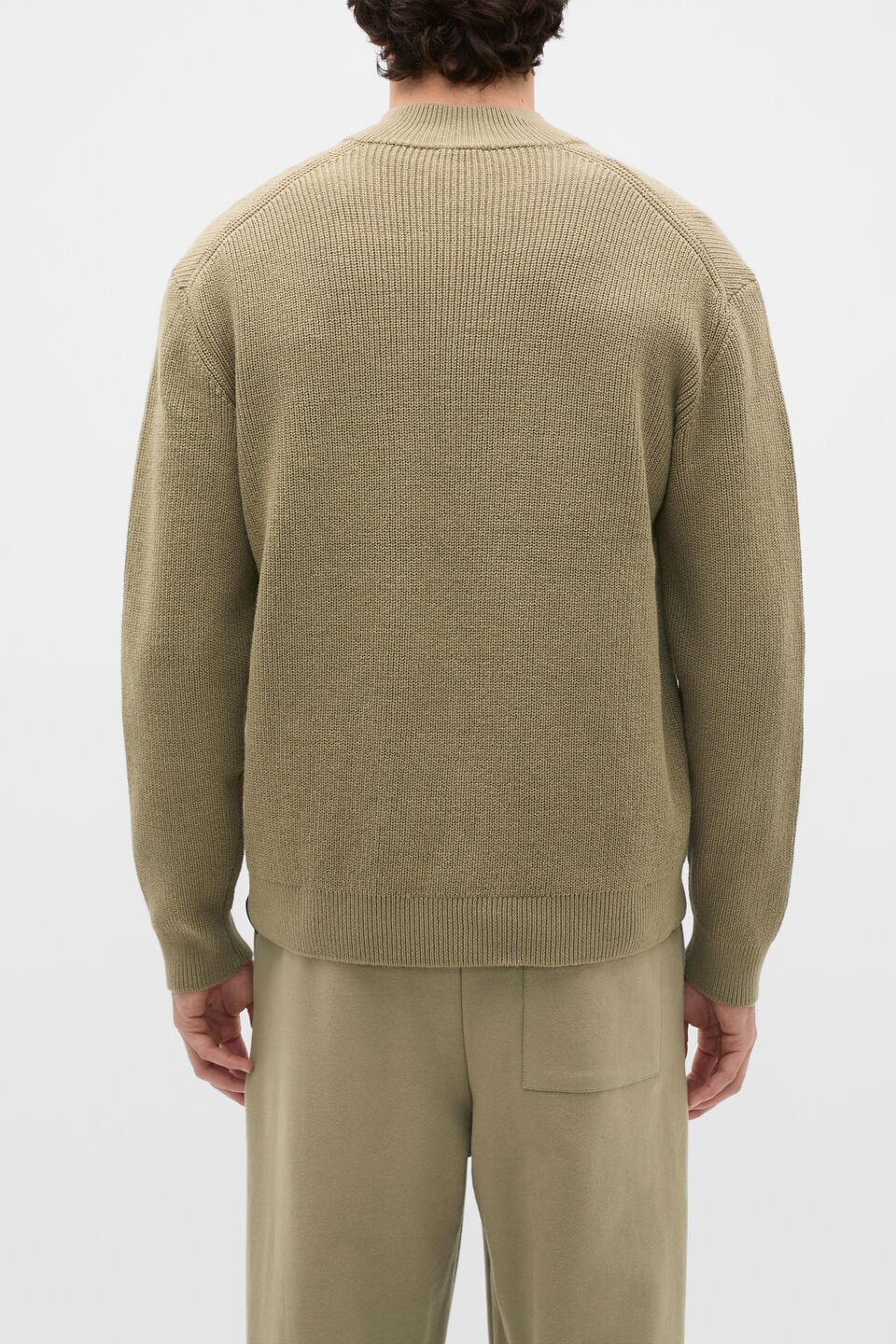 1/4 Zip Knit  Putty