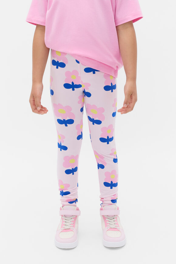 Floral Legging  Pink Lemonade  hi-res