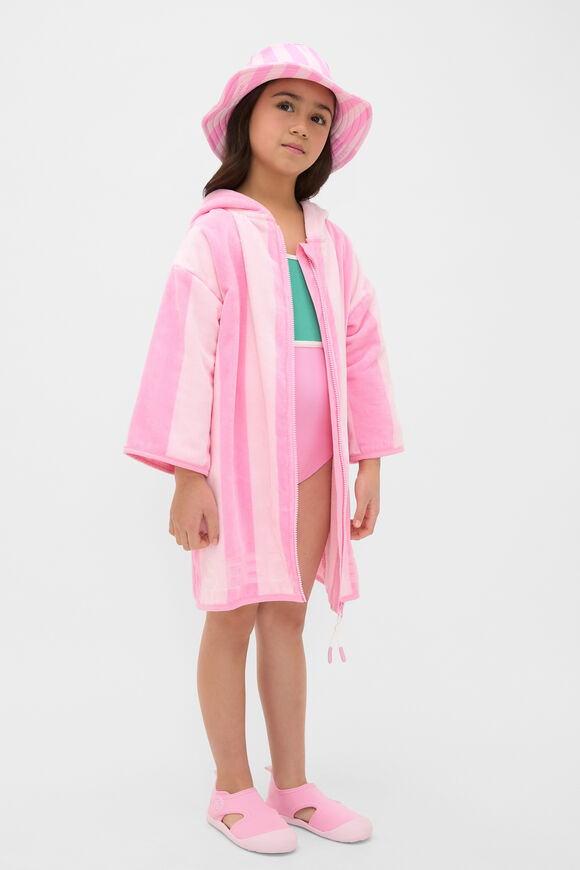 Swim Hat  Candy Pink Stripe  hi-res