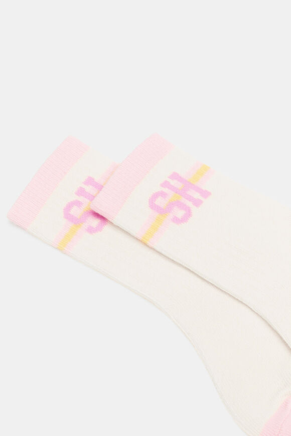 SH Stripe Sock  Pink Multi  hi-res