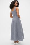 Linen Gingham Midi Dress  Twilight Blue Gingham  hi-res