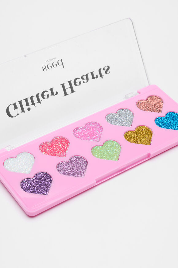 Glitter Hearts Palette  Fairy Floss  hi-res