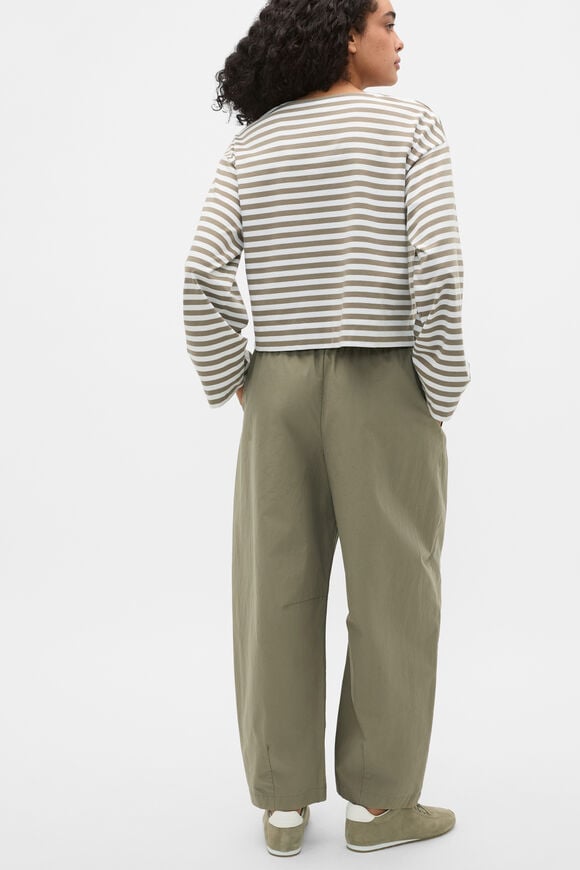 Boatneck Long Sleeve Top  Caper Stripe  hi-res