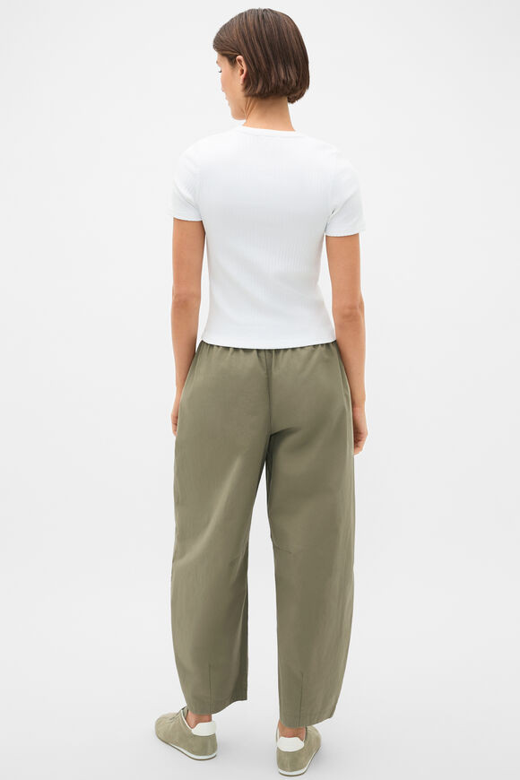 Button Through Rib Top  Whisper White  hi-res