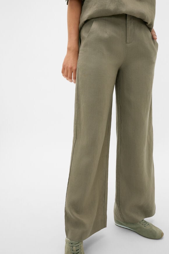 Core Linen Waisted Pant  Caper  hi-res