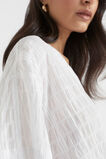 Textured Twist Front Top  Whisper White  hi-res