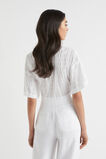 Textured Twist Front Top  Whisper White  hi-res