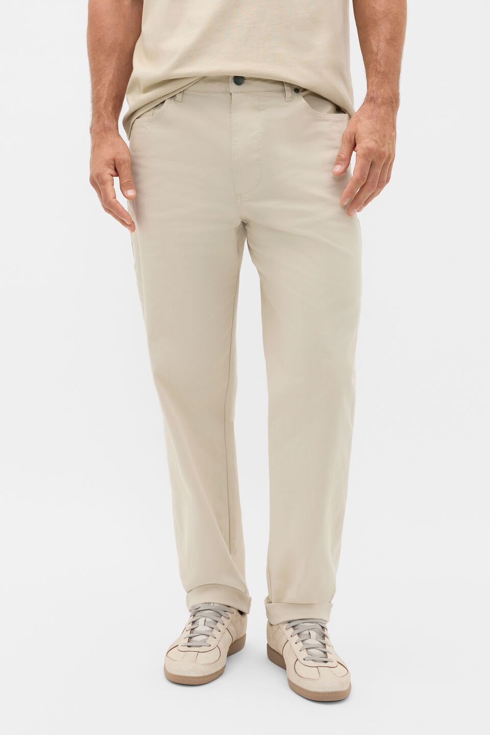 5 Pocket Pant  Cool Stone