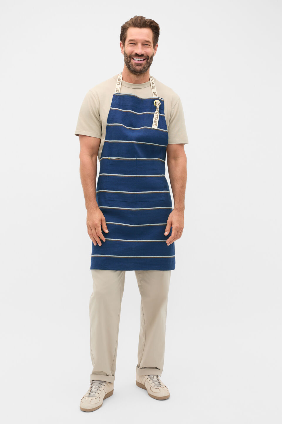 Isla Apron  Royal Blue