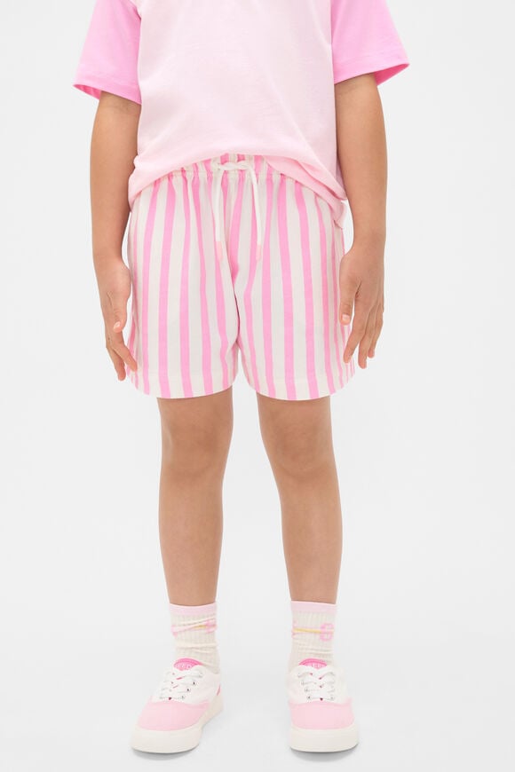 Core Stripe Track Short  Candy Pink  hi-res